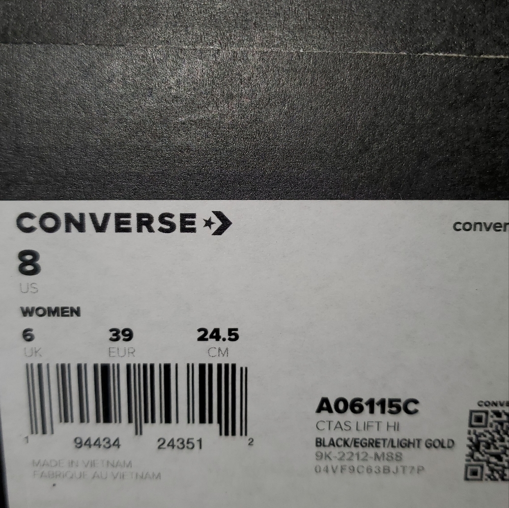 Converse CTAS Lift Hi Platform Festival Florals women's sz / A06115C - Picture 8 of 8